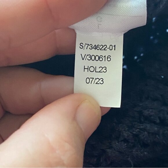 Banana Republic 2023 Relaxed Fit Waffle Cardigan Men Large Blue Grandpa Cotton - Picture 10 of 14